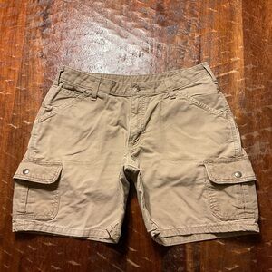 Carhartt Women's Khaki Cargo Shorts